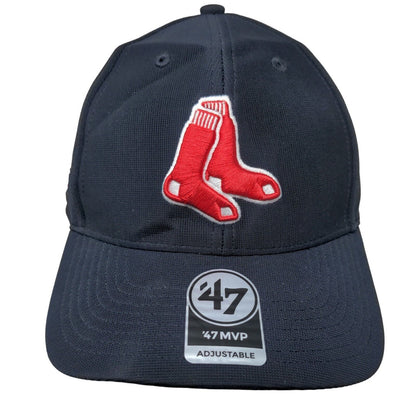 Boston Red Sox Strapback Hat Blue OSFA Embroidered Logo '47 Brand MLB