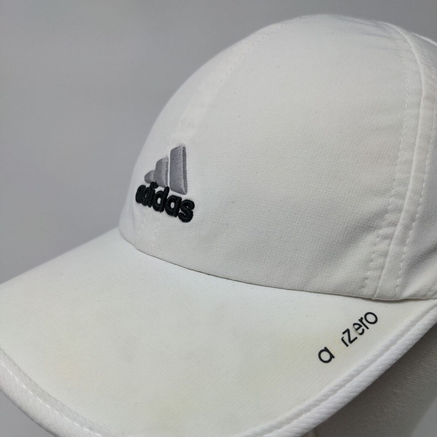Adidas 3 Stripes Strapback Hat White One Size Solid Adizero Climacool