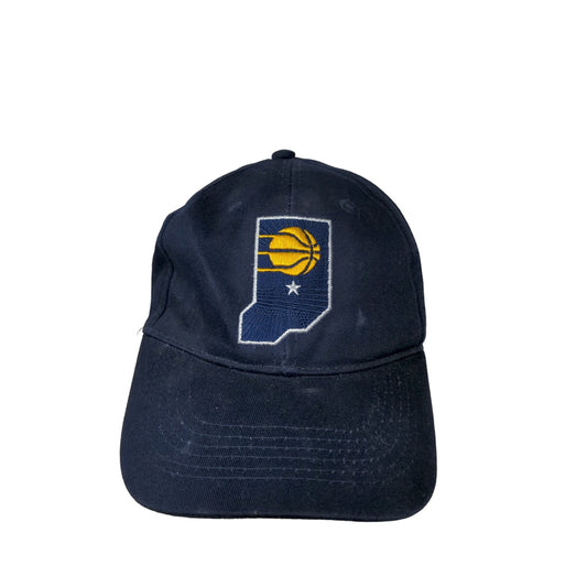 Main Gate NBA Indiana Pacers Hat Embroidered State Logo Blue Strapback