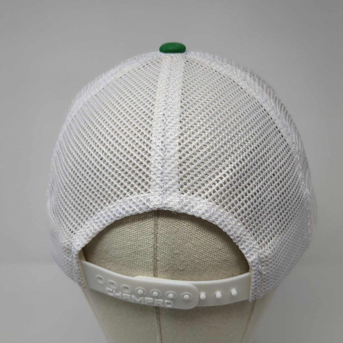 South Orlando Snapback Trucker Hat Green One Size Adjustable Mesh Back Champro