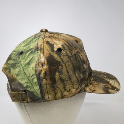 AJM 5 Panel Brown Camo One Size Bear Manitoba Canada Outfitter Hunting Hat