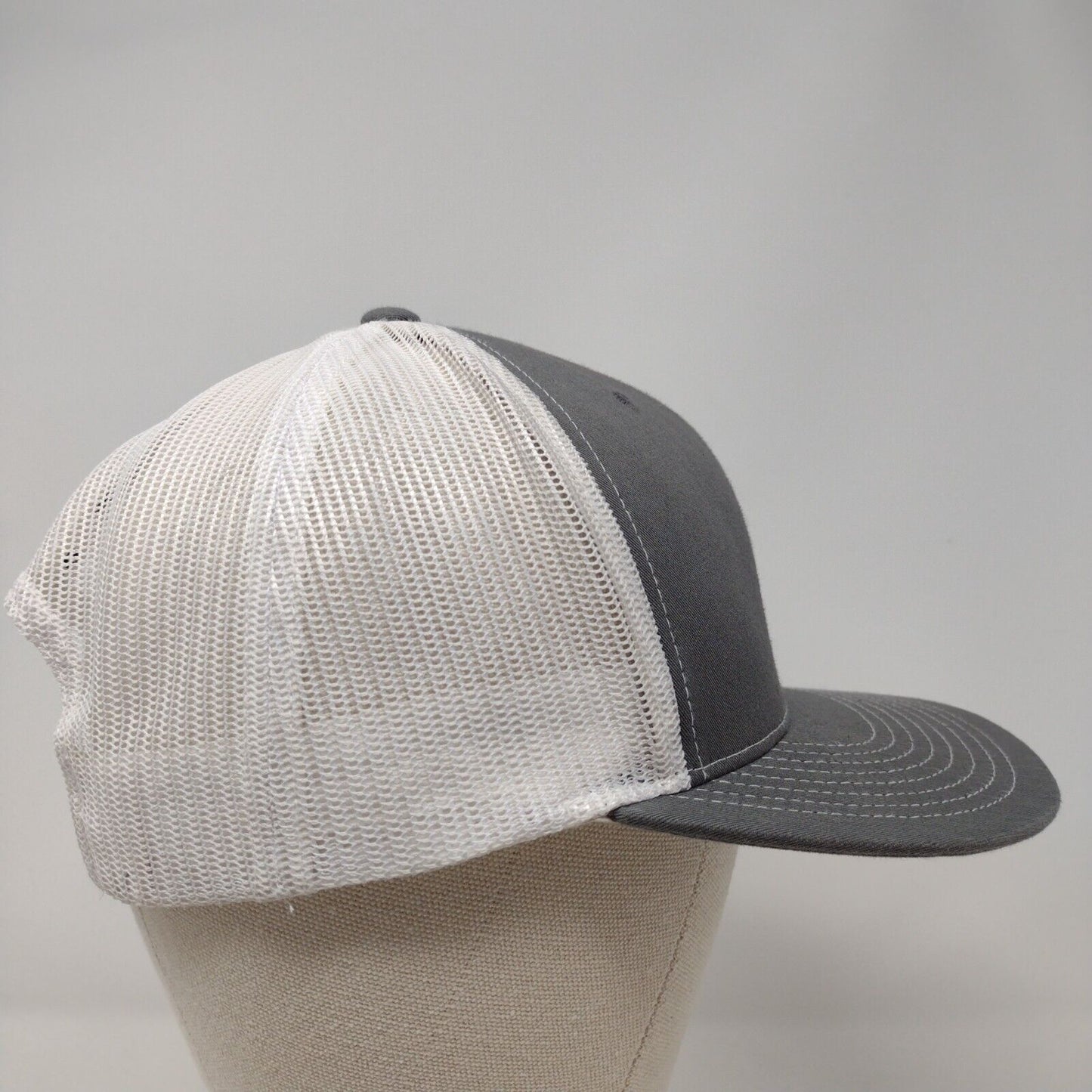 FA Snapback Mesh Back Trucker Hat Gray OSFA D-Series 4D3 Colorblock
