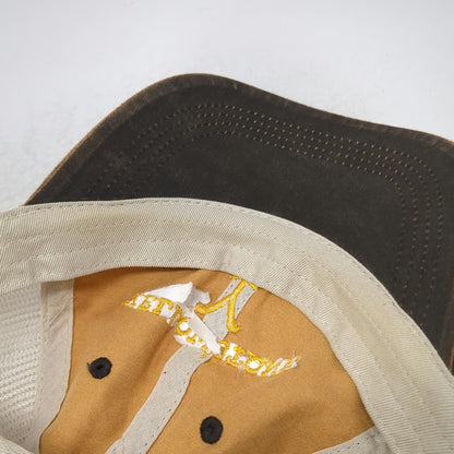 Paramount Headwear Yellowstone Dutton Ranch Baseball Cap Brown OSFM Mesh Back