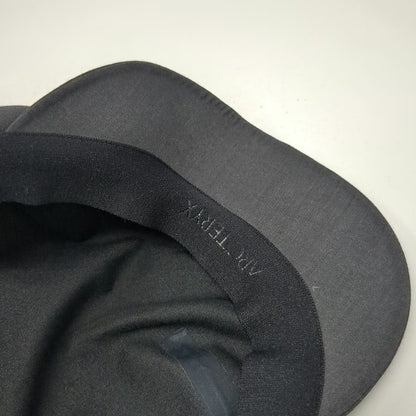 Arc'teryx Quanta Cap Gray L - XL Fitted Hat Red Logo Polyester Aramid Blend