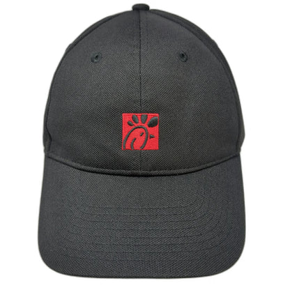 Oobe Baseball Cap Black One Size Chick-fil-A Logo Slideback Polyester Mesh Hat