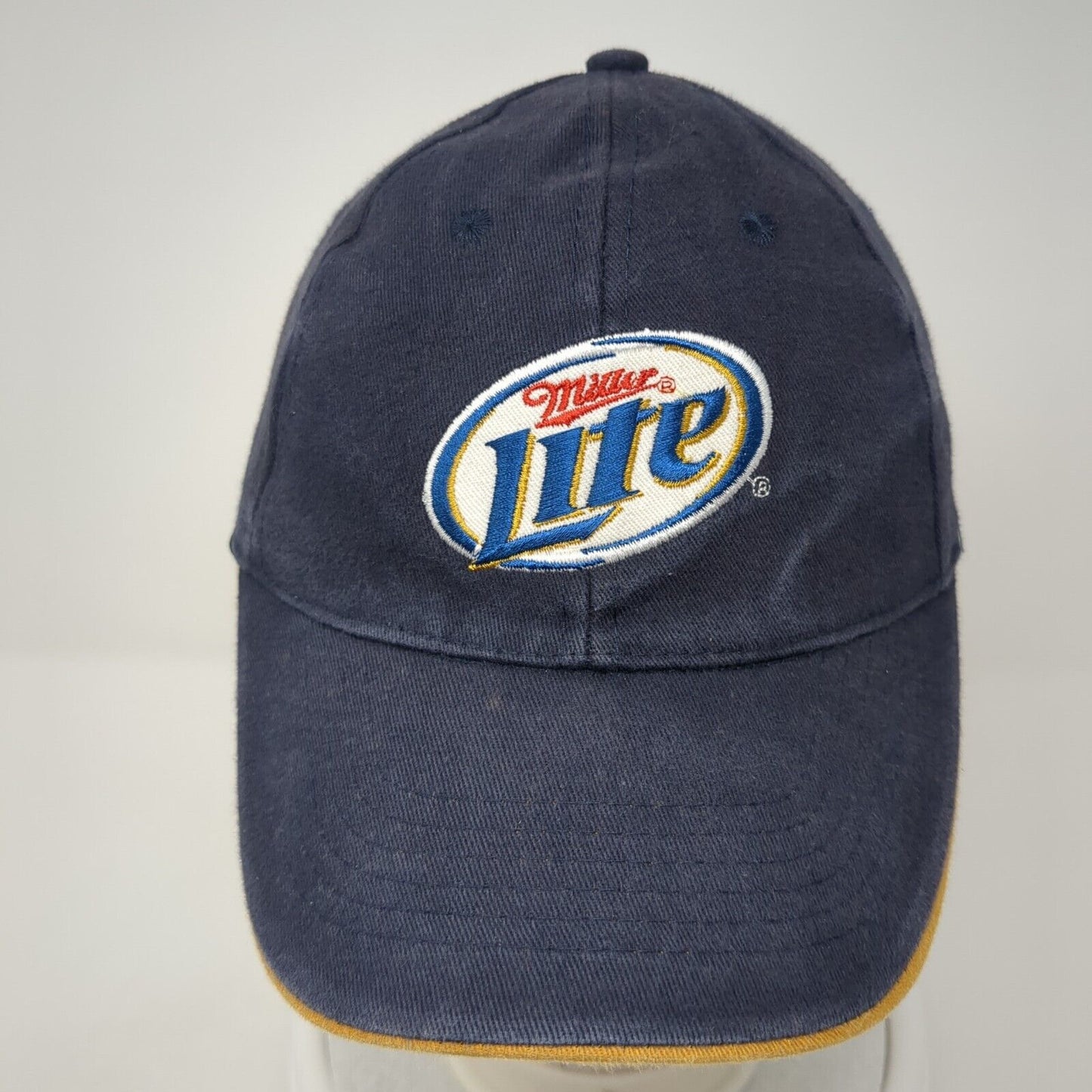 Miller Lite Strapback Hat Blue One Size Adjustable Embroidered 6 Panel ACME