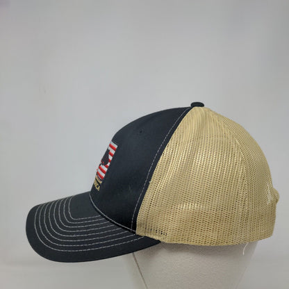 AG America Snapback Mesh Back Trucker Hat Black One Size Richardson