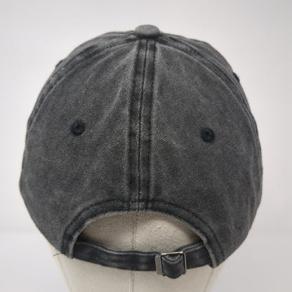 Chicken Mama Slideback Hat Gray One Size Adjustable Solid Outdoor