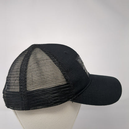 Camo American Flag Snapback Trucker Hat Black One Size Mesh Back