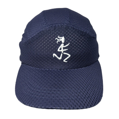 Fleet Feet Sports 5 Panel Cap Blue One Size Adjustable Embroidered Bay Marathon