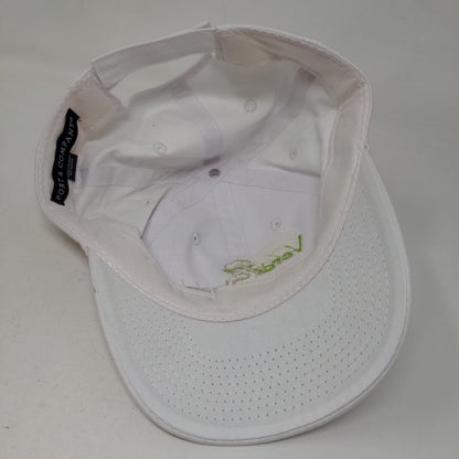 Verde Steam Powerfully Natural Strapback Hat White One Size Embroidered