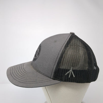 Sandy McLeod Memorial Snapback Trucker Hat Gray One Size Mesh Back
