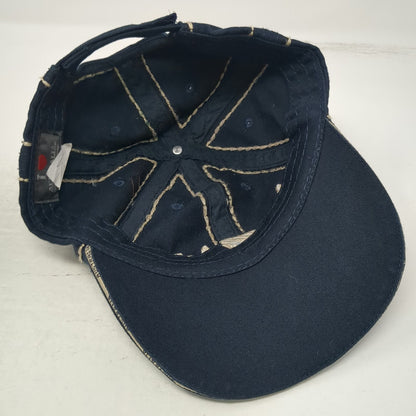 Blue Baseball Cap One Size Australia Souvenir Embroidered Contrast Stitching Hat