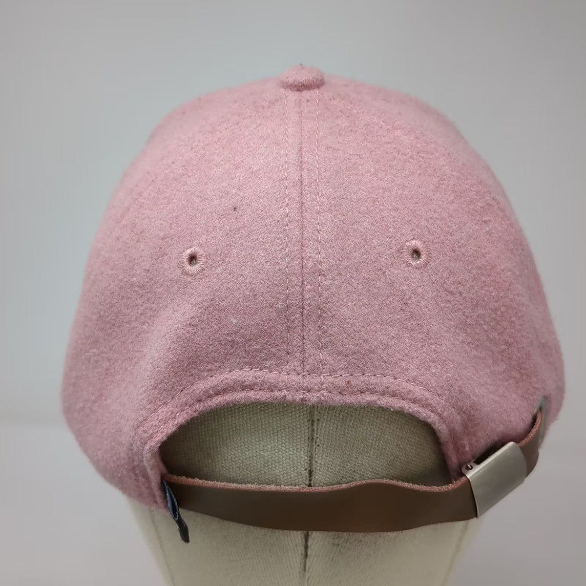 Portland Gear Baseball Cap Pink OS Embroidered P Oregon Logo Leather Strap Hat