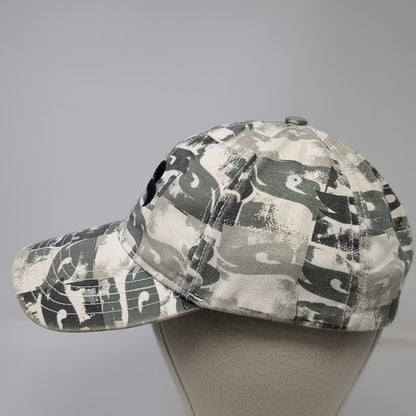 Tony Hawk Baseball Cap Beige Gray Green One Size Camo Print Embroidered Logo