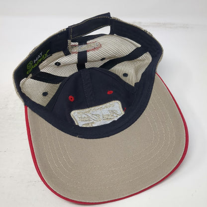 Hat Graphix Yellowstone Bear World Baseball Cap Blue Red Beige One Size Mesh