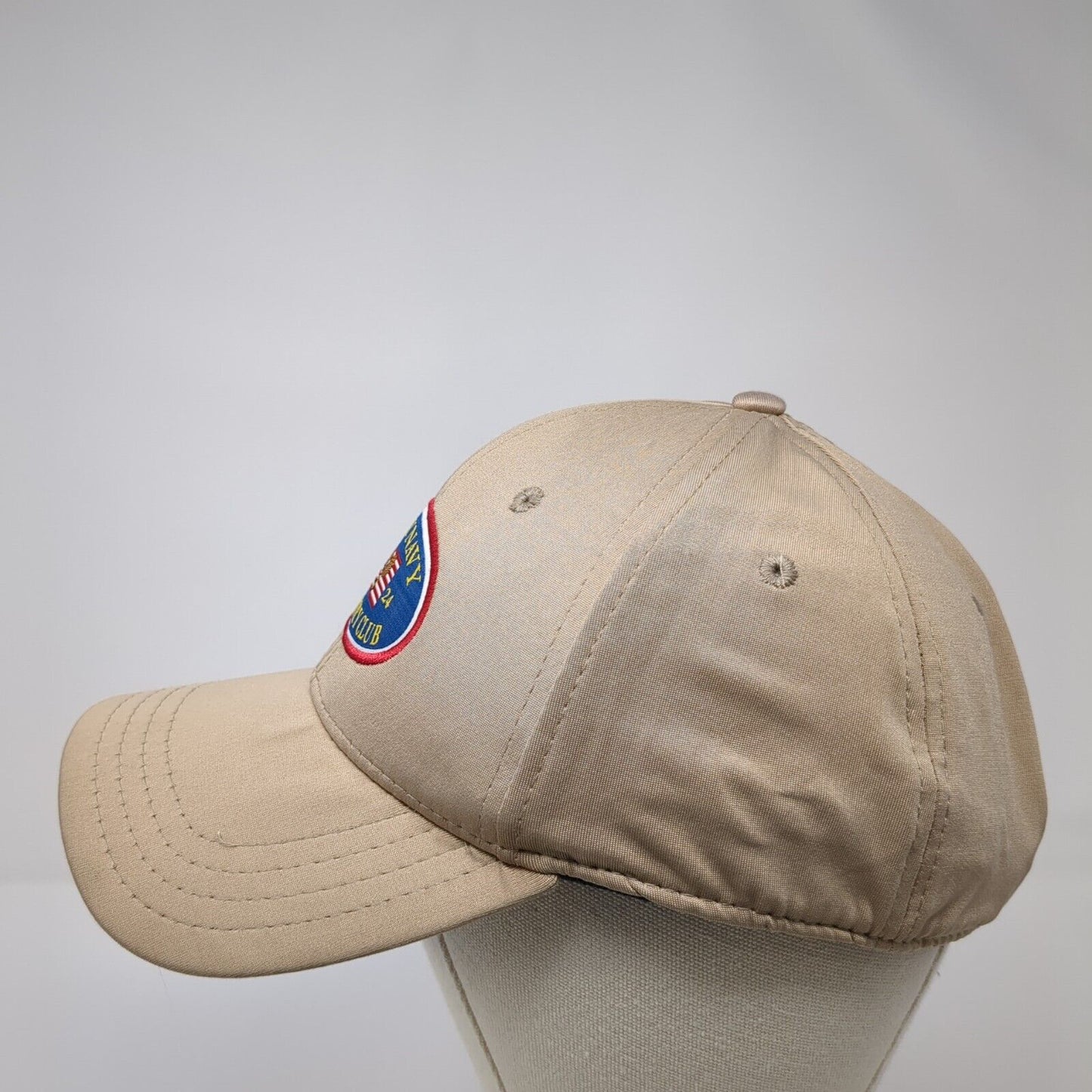 Army Navy Country Club Strapback Hat Tan One Size Adjustable Pukka