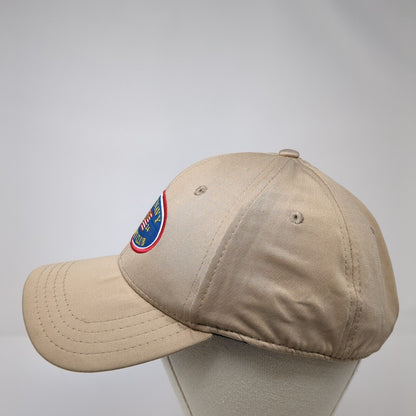 Army Navy Country Club Strapback Hat Tan One Size Adjustable Pukka
