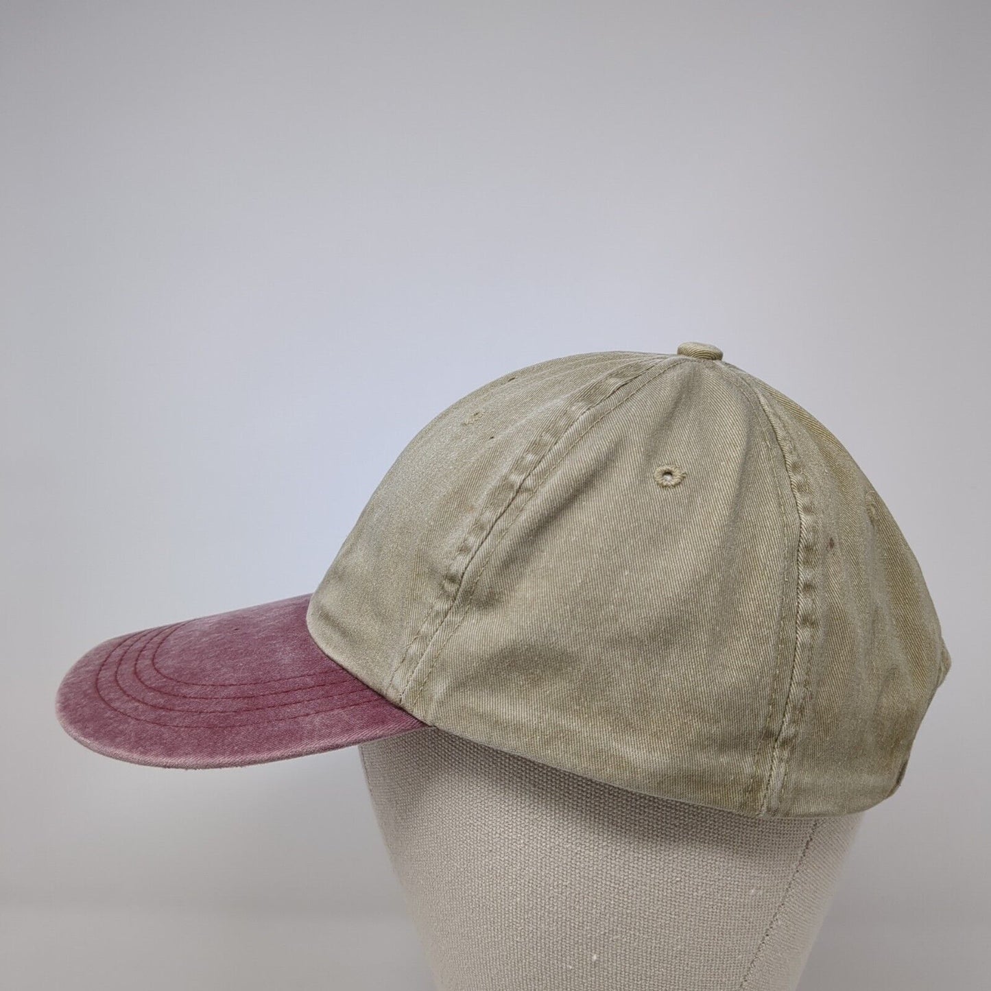 Cotton Deluxe Slideback Hat Multicolor OS Adjustable 6 Panel Colorblock Blank