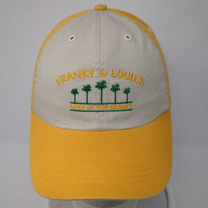 Franky & Louise's Lake Of The Ozarks Baseball Cap Yellow One Size Adjustable