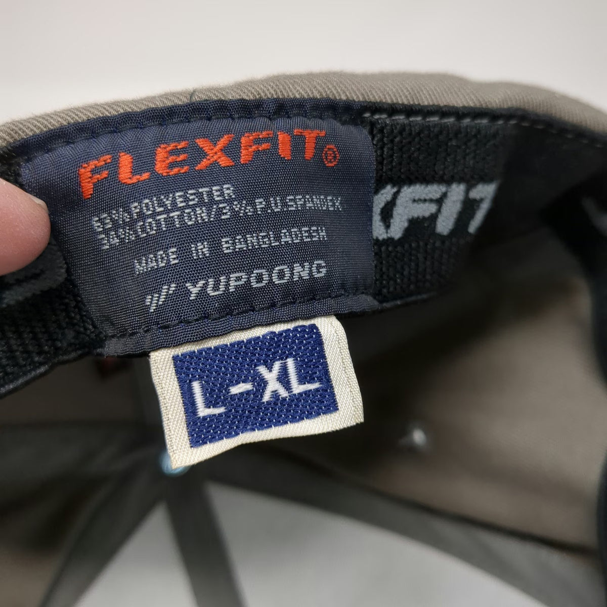 Flexfit Baseball Cap Beige XL Floracing 3D Puff Embroidery Logo Hat Fitted