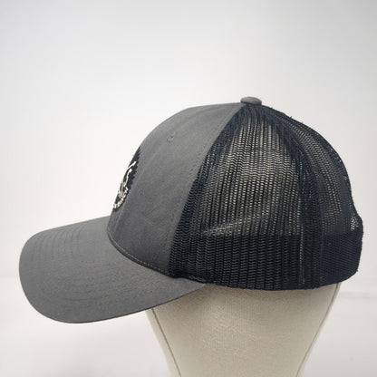 Richardson Trucker Hat Gray L Jug Mountain Ranch 9 to 5 Patch Mesh Back Snapback