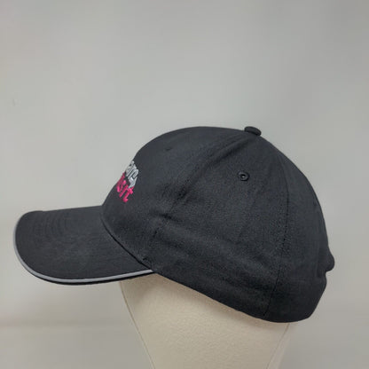 Chatham Transit Strapback Hat Black OSFA Embroidered 6 Panel Hit Wear