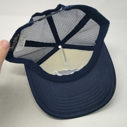 Leo Pard Trucker Hat Blue One Size MG Imports Peças Automotivas Mesh Snapback