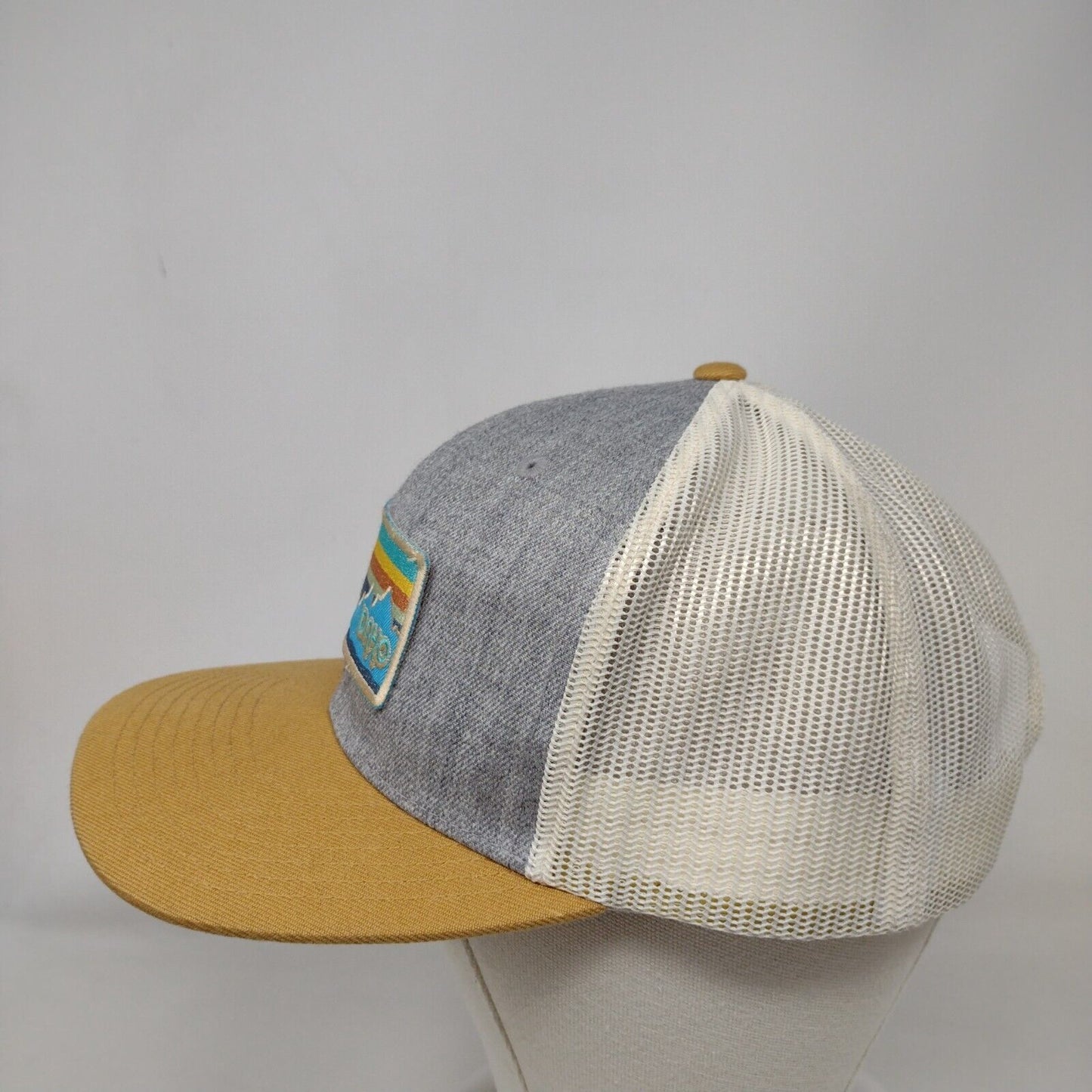 Idaho Patch Snapback Mesh Back Trucker Hat Multi One Size Richardson