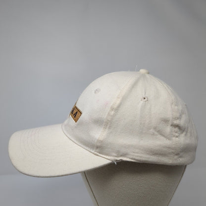 Alaska Slideback Hat Cream OSFA Adjustable Embroidered Solid 6 Panel