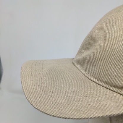Unbranded Strapback Hat Tan One Size Solid Adjustable Blank 6 Panel