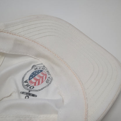 AMO MTD AFL CIO Snapback Trucker Hat White One Size Mesh Back USA