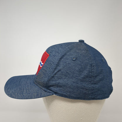 Flag of St. Louis Strapback Hat Blue OS Adjustable Mid Fit Embroidered Ahead