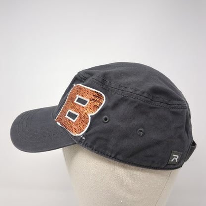 Letter B Sequin Strapback Cadet Army Cap Hat Gray One Size Richardson