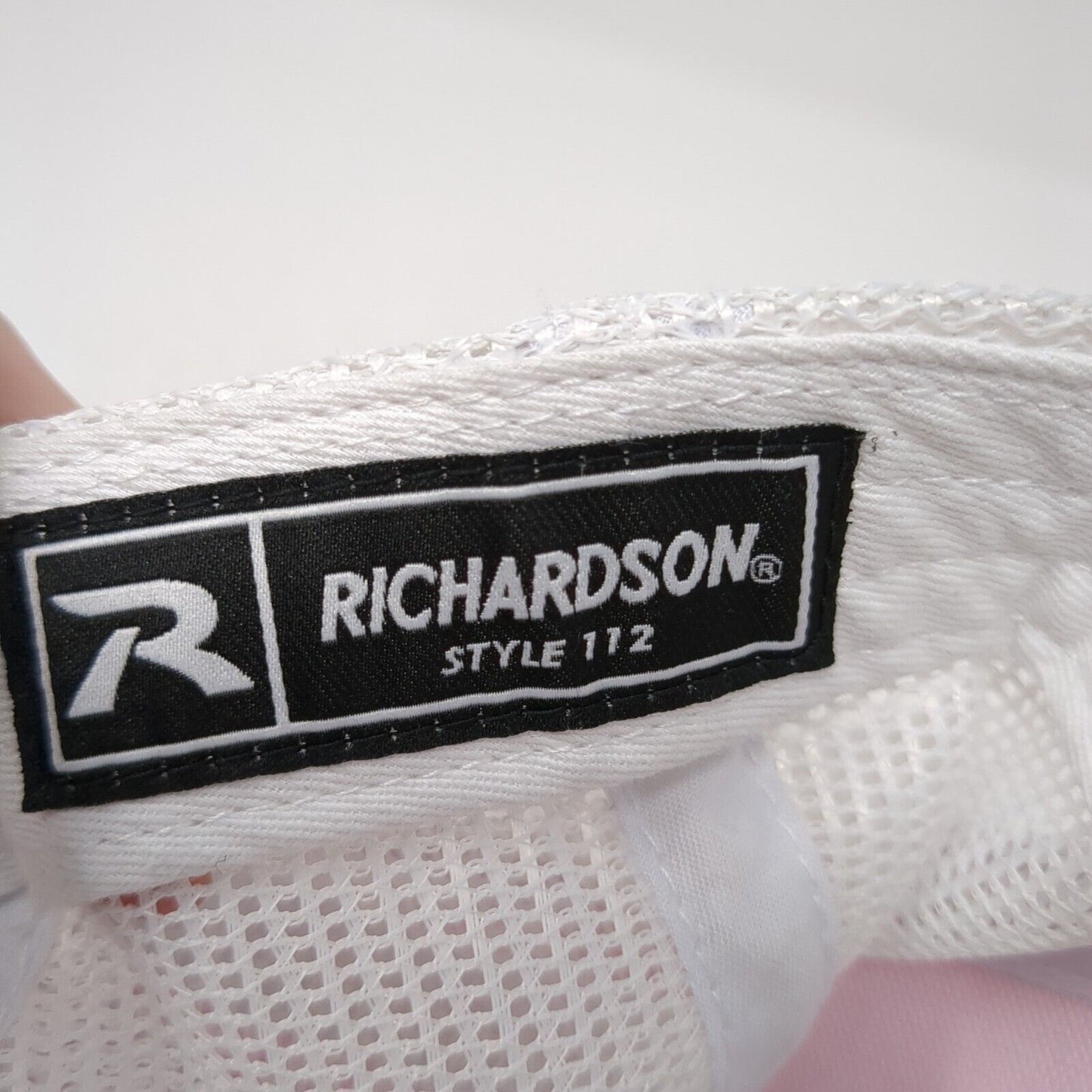 Richardson Snapback Trucker Hat Pink One Size Adjustable 6 Panel Mesh Back