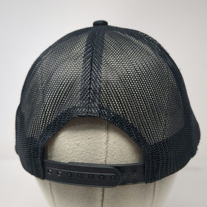 Port Authority Trucker Hat Black One Size Rockhard Hauling LLC Mountain Snapback