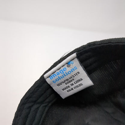 Albertsons Strapback Hat Black One Size Adjustable Embroidered Image Solutions