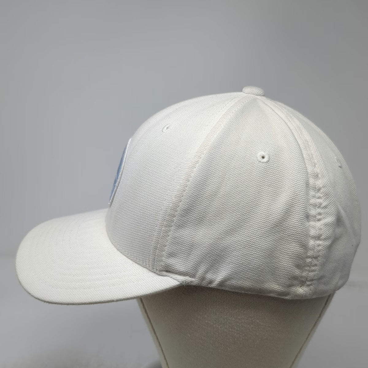 TravisMathew Baseball Cap White One Size Palm Tree Patch Golf Flexfit Sport Hat