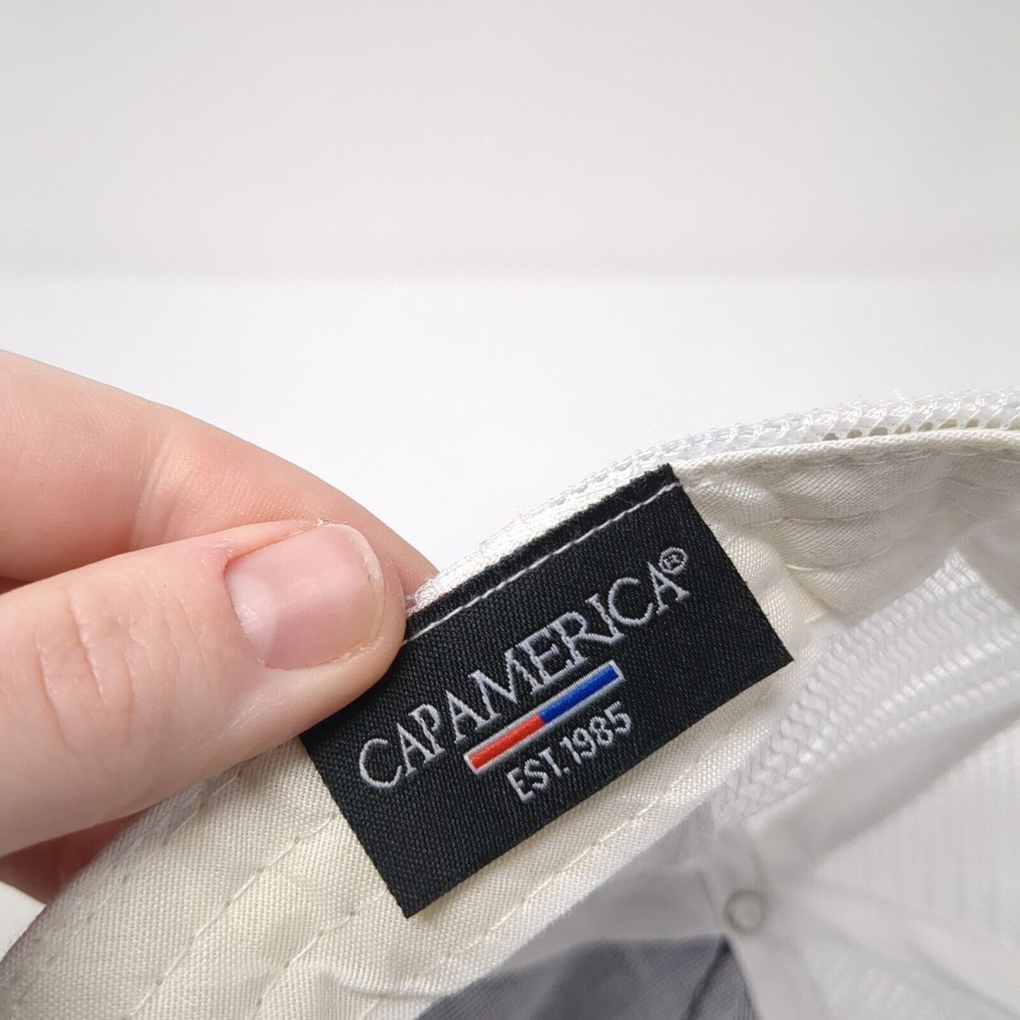 Crooked C8 Snapback Trucker Hat Black One Size Adjustable Mesh Back Cap America