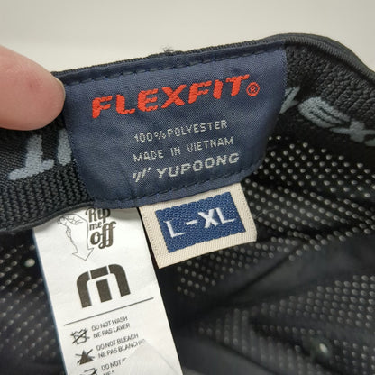 TravisMathew Baseball Cap Black XL Flexfit Capita Logo Signature Golf Sport Hat