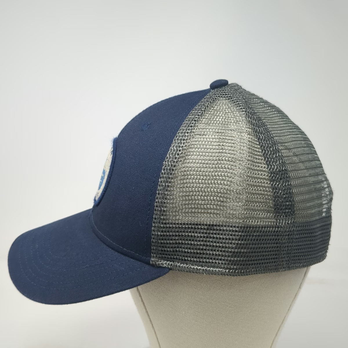 Legacy Trucker Hat Blue One Size Aloha Hawaii Patch Mesh Back Snapback Cap