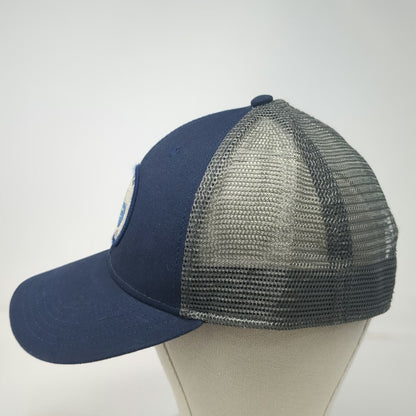 Legacy Trucker Hat Blue One Size Aloha Hawaii Patch Mesh Back Snapback Cap