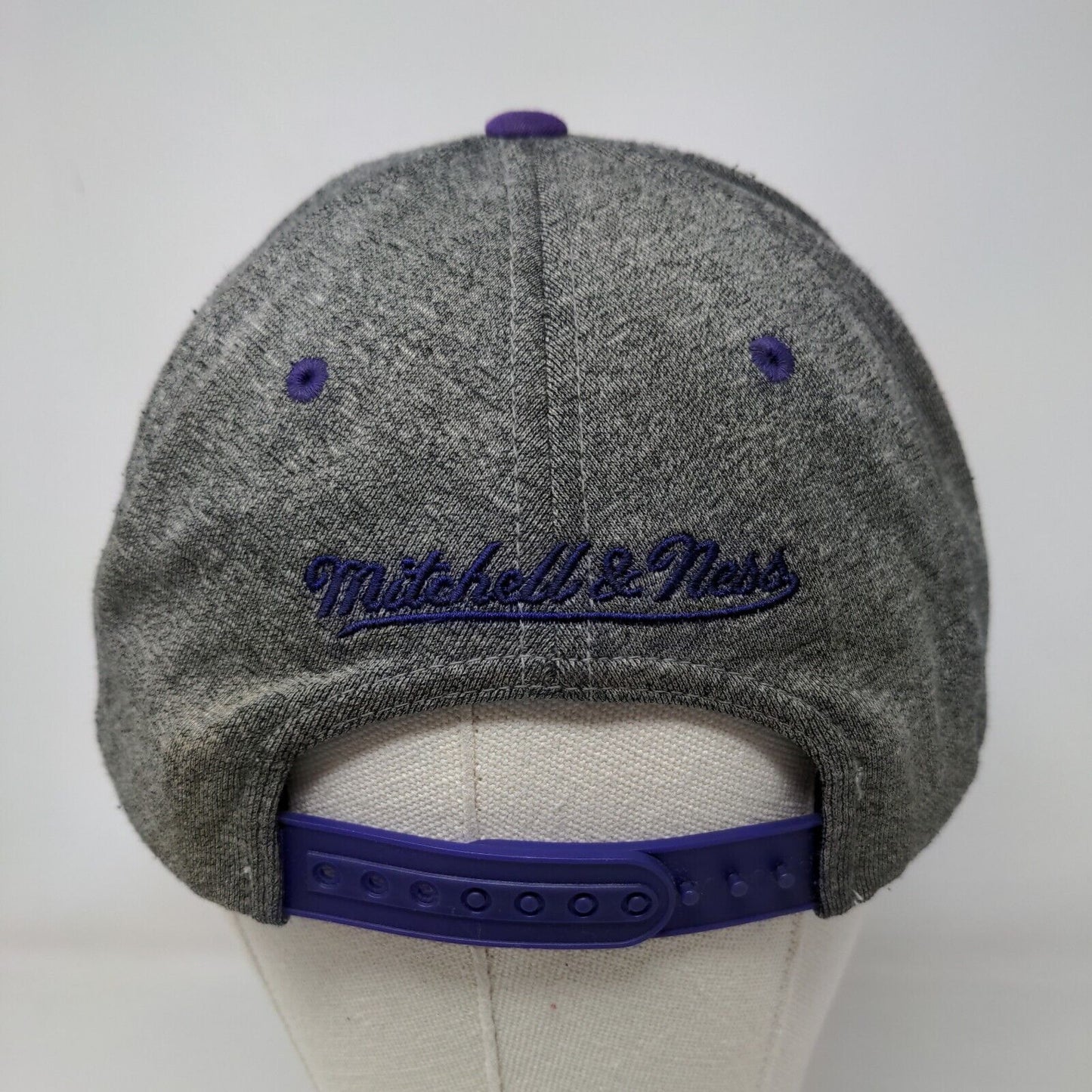 Mitchell & Ness Men's Snapback Hat Gray Embroidered Logo Orlando City Soccer