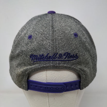 Mitchell & Ness Men's Snapback Hat Gray Embroidered Logo Orlando City Soccer