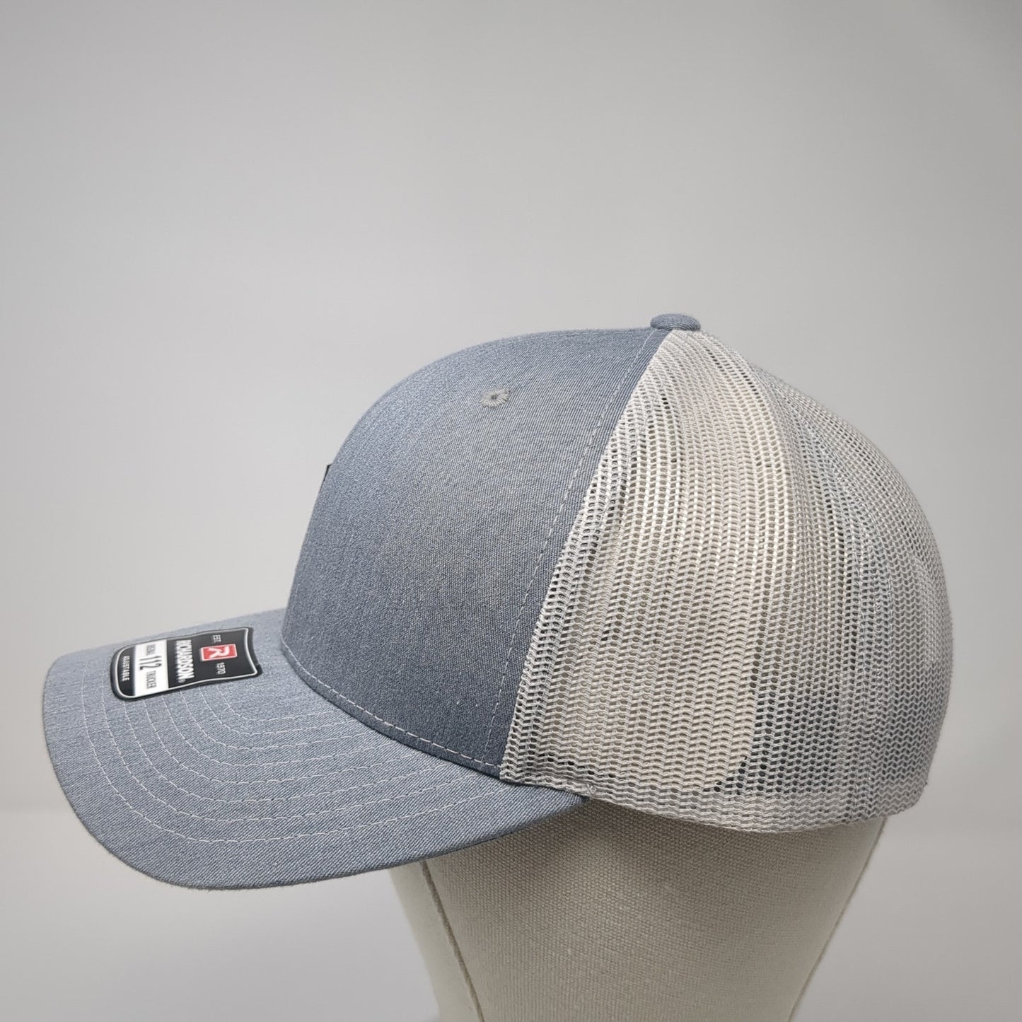 208 Properties Trucker Hat Gray One Size Adjustable Mesh Back Richardson