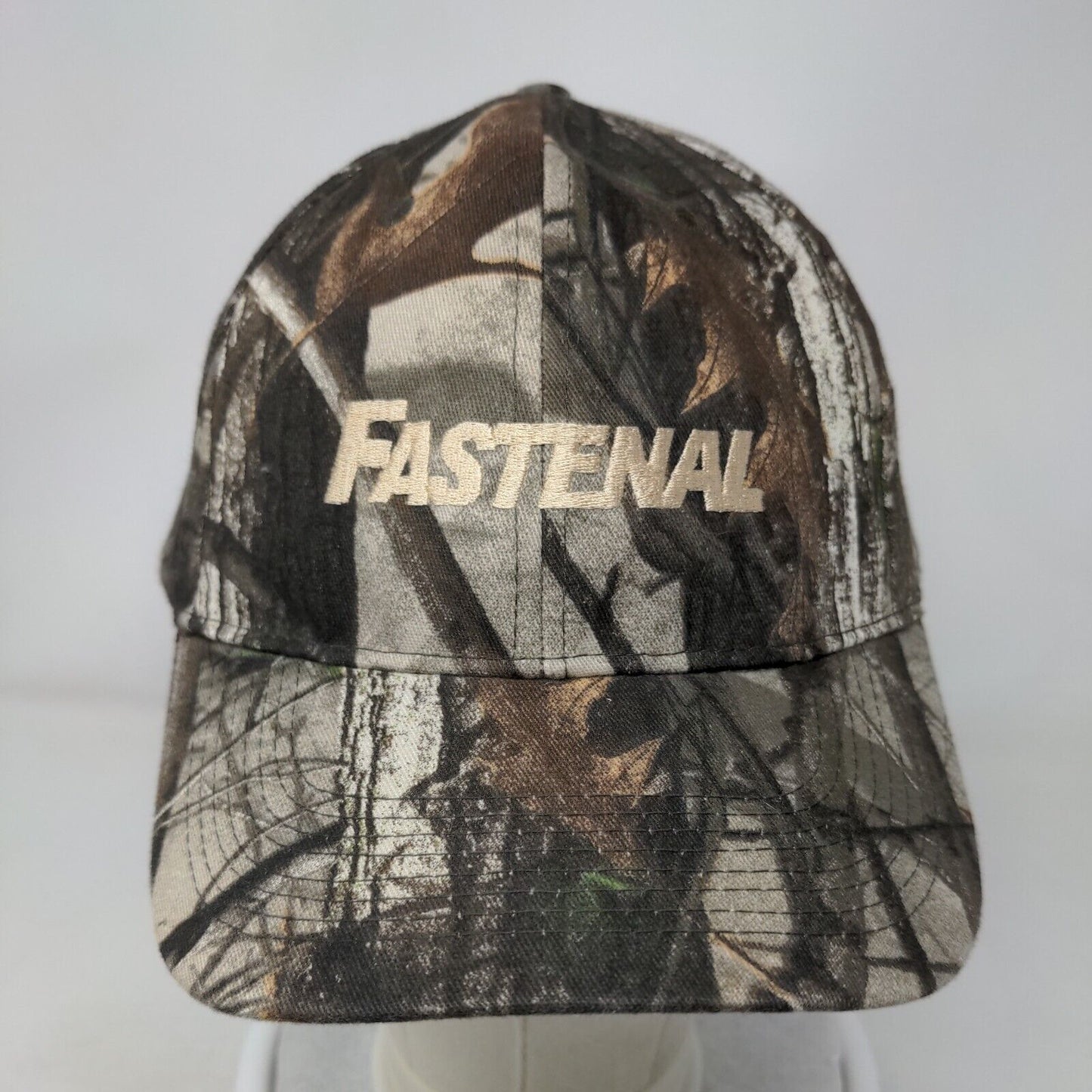 Fastenal Strapback Hat Camo One Size Embroidered Adjustable 6 Panel