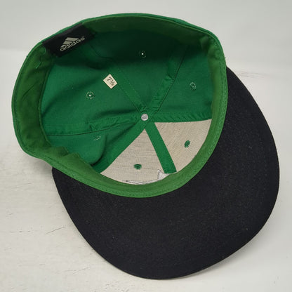 Adidas Snapback Green Black OSFM Hat Dallas Stars NHL Hockey Logo Flat Brim