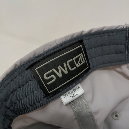 SWCO Men's Snapback Hat Gray Adjustable Embroidered Fishing Lure Logo Nylon