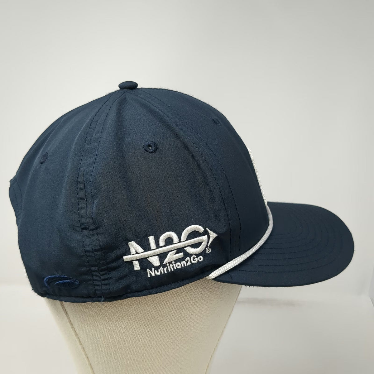 Pukka Snapback Hat Blue White One Size Rope Quest Groups Nutrition2Go Idaho Golf