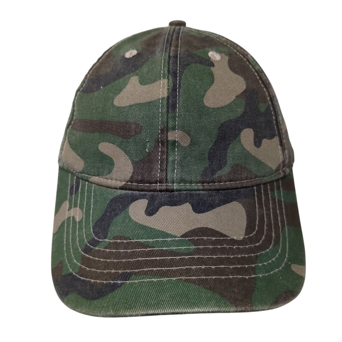 Unbranded Strapback Hat Camouflage One Size Adjustable 6 Panel Outdoor